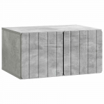 Rippuv tv kapp betoonhall 59,5 x 41 x 30 cm tehispuit