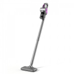 4-in-1 Vertical Handheld Vacuum Cleaner with Dust Mite Removal Brush - Gray