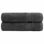 Premium-klassi k&auml;ter&auml;tikud solund 2 tk antratsiitrohelised 50 x 100 cm 600 g/m&sup2;