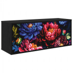 Seinale paigaldatav tv kapp kiel 102 x 33 x 40 cm must tamm