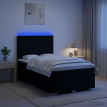 Led kastivoodiga madrats led-ribadega must 120 x 190 cm kangas