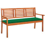 3-kohaline aiapink padjaga 150 cm, eukal&uuml;ptipuit