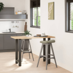 Baarilaua jalad, antratsiithall, 2 tk, 50 x (90-91) cm, teras