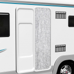 Putukakardin, helehall ja tumehall, 56 x 200 cm, &scaron;enill