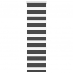 Triibuline ruloo must 45x150 cm kanga laius 40,9 cm pol&uuml;ester