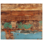 Ristk&uuml;likukujuline lauaplaat 60x70 cm 25&ndash;27 mm taastatud puit