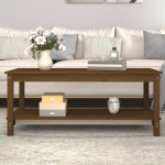 Kohvilaud, meepruun, 110x55x45 cm, m&auml;nnipuit