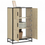 Highboard sonoma tamm 68x35x106,5 cm inseneritud puit ja metall