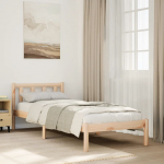 Voodiraam ilma madratsita, 90x220 cm, m&auml;nnipuit