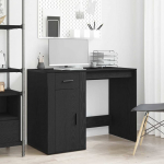 Laud sahtliga uksega must tamm 100 x 49 x 74 cm tehispuit