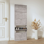 Jalatsikapp, betoonhall, 59 x 17 x 169 cm, tehispuit