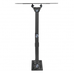 Maclean MC-700N TV Monitor Wall Mount Universal max VESA 200x20 23"-43" 30kg Black Extendable Tilting for Small TVs