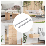 Kinnitus 2 pcs h&otilde;bedane m6 x 85 mm teras