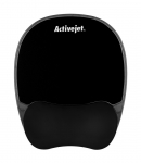 Activejet black gel mouse pad