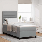 Karbi vedrumadrats madratsiga peaga helehall 80 x 200 cm kangas