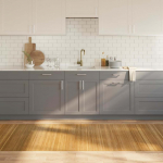 Vaip, ristk&uuml;likukujuline, naturaalne, 100 x 400 cm, bambus