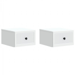Seinale kinnitatav &ouml;&ouml;tis sahtliga 2 pcs valge 33 x 34,5 x 20 cm