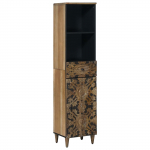 Vannitoa kapp sahtliga pruun 38 x 33,5 x 160 cm tugev mango puu
