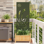 Aia privaatsuse kate oliiviroheline 50 x 140 cm k&uuml;lmpruun teras