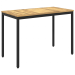 Aia &otilde;htus&ouml;&ouml;gi laud valge ja must 108,5 x 55 x 75 cm