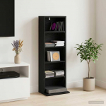 Cd kapp must tamm 33 x 23,5 x 97,5 cm tehispuit