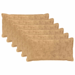 Diivanipadi 6 tk houten pruunikashall 40 x 80 cm vale k&uuml;&uuml;liku