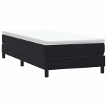 Box vedruvoodi ilma madratsita must 90x210 cm samet