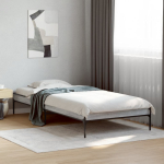 Voodiraam, hall sonoma tamm, 100 x 200 cm, tehispuit ja metall