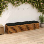 4-osalised istepad vught 4 pcs 100% pol&uuml;ester must