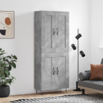 K&otilde;rge kapp, betoonhall, 69,5 x 34 x 180 cm,tehispuit