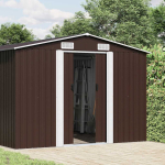 Aiakuur 257x580x181 cm metallist, pruun