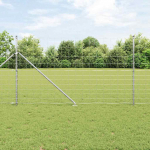Karjamaa-aed h&otilde;bedane 25 x 1.4 m tsingitud teras