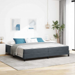 Vedruvoodi madratsiga madratsiga tumehall 200 x 200 cm samet