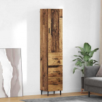K&otilde;rgushein sahtliga vana puit 34,5 x 34 x 180 cm tehispuit