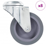 Poldiaukudega p&ouml;&ouml;ratavad m&ouml;&ouml;blirattad 8 tk, 75 mm