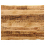 Lauaplaat naturaalse servaga 90x80x2,5 cm t&ouml;&ouml;tlemata mangopuit