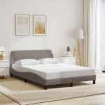 Voodiraam dover taupe 120x200 cm kangas