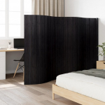 Ruumijagaja, must, 165 x 400 cm, bambus