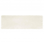 Faux lambanaha vaip tafalla valge 80 x 250 cm pol&uuml;ester