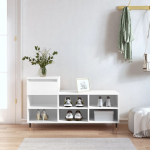 Jalatsikapp, valge, 102 x 36 x 60 cm, tehispuit