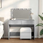 Tualettlaud lediga, betoonhall, 100x40x120 cm
