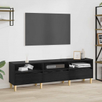 Telerikapp sahtliga must tamm 150 x 30 x 45 cm tehispuit