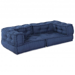 Modulaarne diivan 3 pcs indigo 140 x 70 x 36 cm kangas