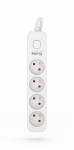 KERG power strip with switch 4 sockets 1.5m-10A