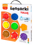 Sensory balls without holes TULLO 8 pcs