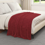Pleedi pleed bordeaux punane 150 x 130 cm fliis