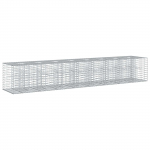 Gabioni t&otilde;stetud voodi 2 pcs h&otilde;bedane 340 x 60 x 55 cm