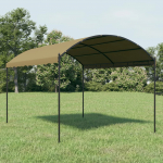 Varjualune 4 x 3 x 2,6 m pruunikashall 180 g/m&sup2;
