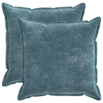 Diivanipadi 2 pcs houten sinine 60 x 60 cm &scaron;en&uuml;&uuml;lfabric
