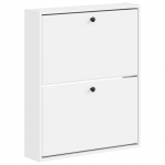 Seinale kinnitatav jalan&otilde;ude kapp breda 71 x 17 x 86 cm valge